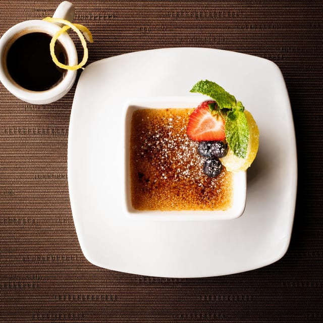 Vanilla Crème Brulee.