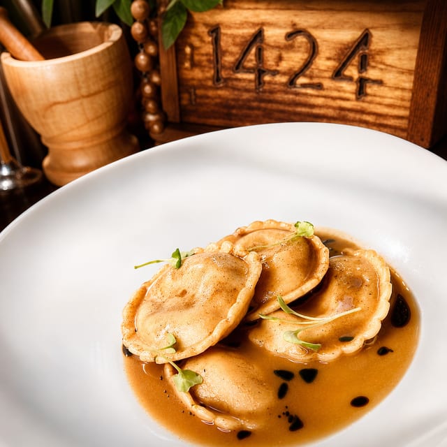Mushroom Ravioli.