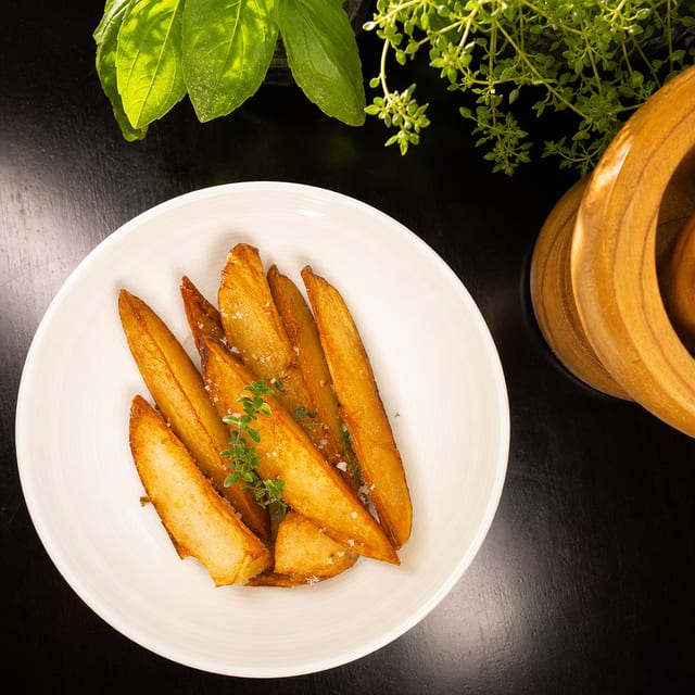 Wedge Potatoes.